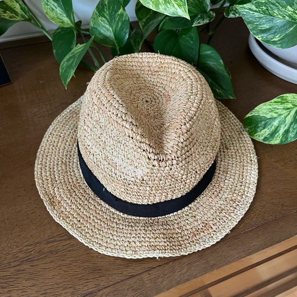 j.crew straw hat - Picture 2 of 8